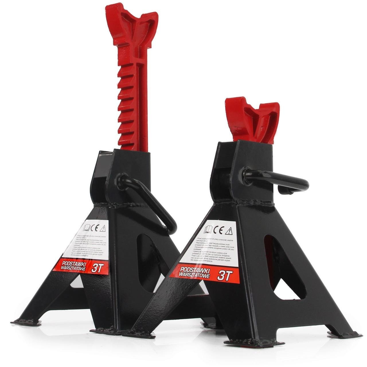 Підставки для авто Mar-Pol з механічним замком 3 т (M80102) Підставки для авто Mar-Pol з механічним замком 3 т (M80102)