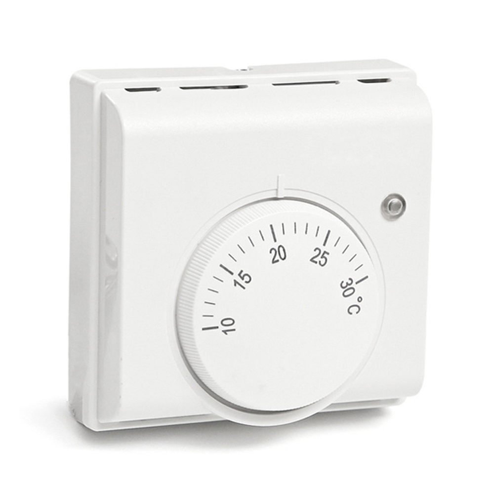 Терморегулятор механический для теплого пола VOLTRONIC SN10 220В 10-30°C 86х23х86 мм (YUT_V1755)