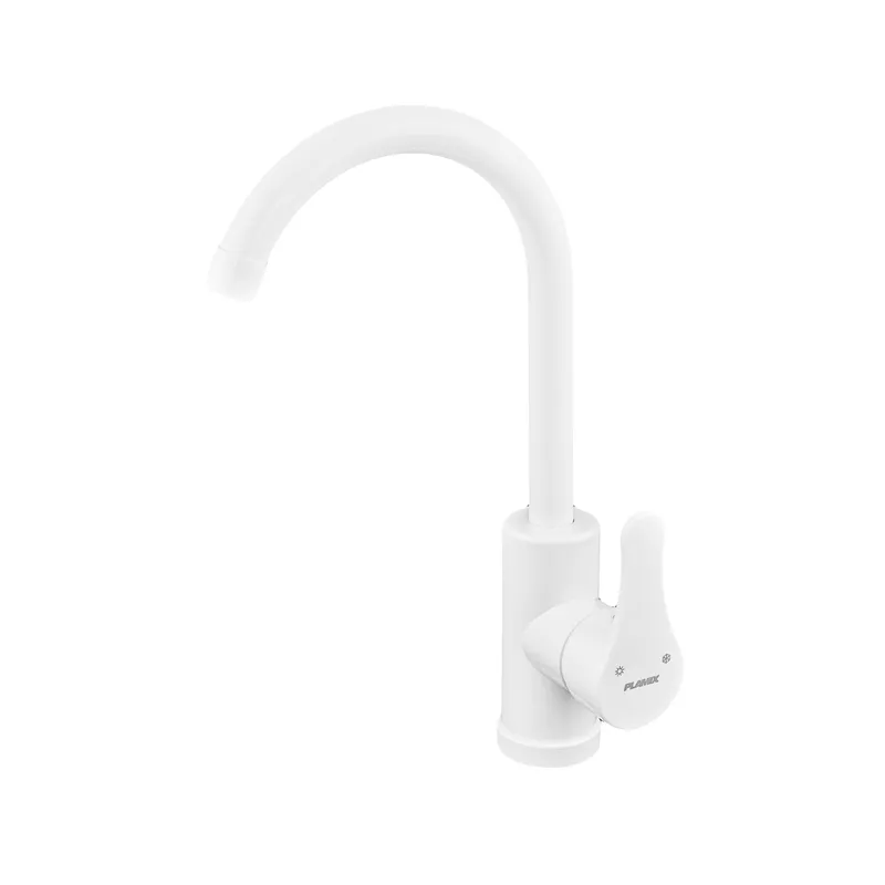 Смеситель для кухни PLAMIX Diego-011 без подвода White (PM0657)