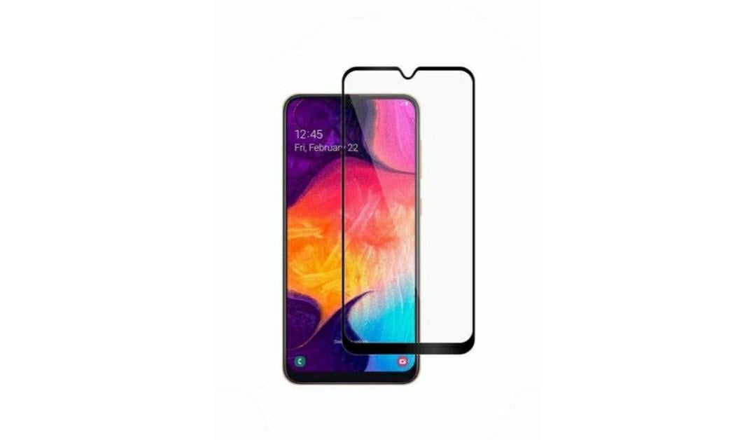 Загартоване захисне скло на Samsung Galaxy M10 (M105) / Чорна рамка