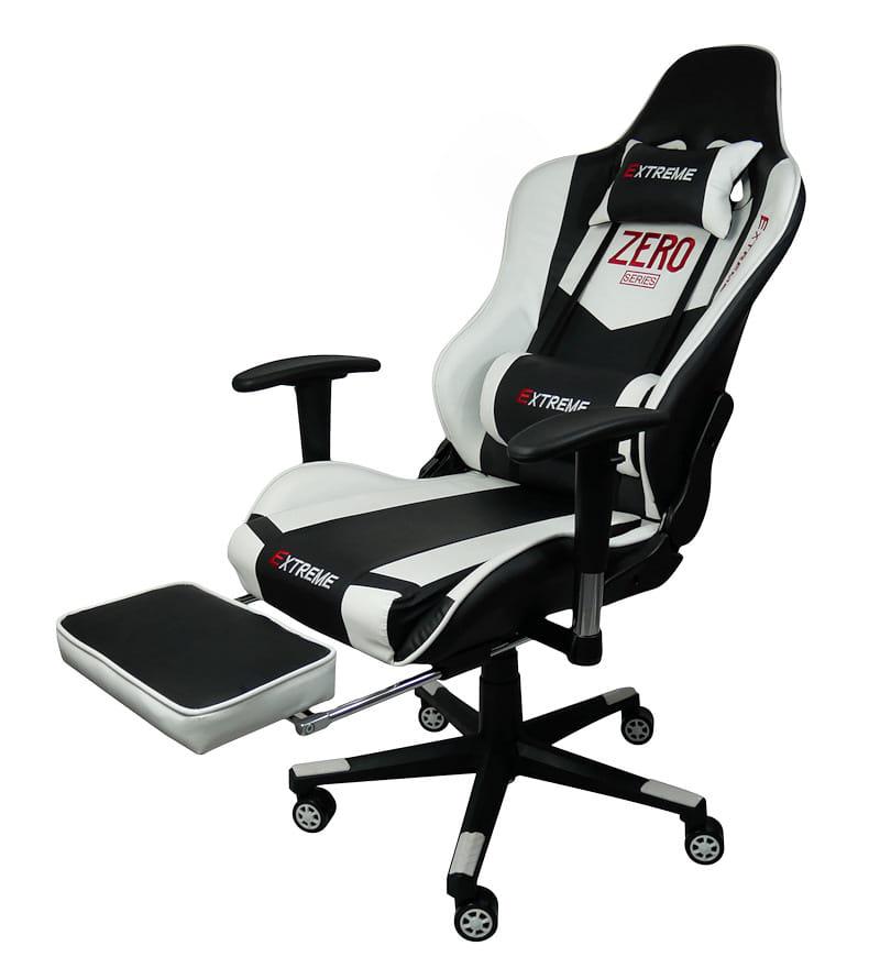 Кресло компьютерное геймерское Extreme Zero Черный/Белый (10629781) - фото 8 Кресло компьютерное геймерское Extreme Zero Черный/Белый (10629781) - фото 8