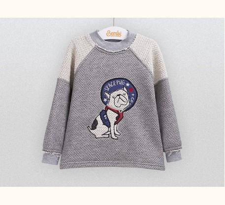 Джемпер для мальчика Bembi ДЖ 186 80 см Серый