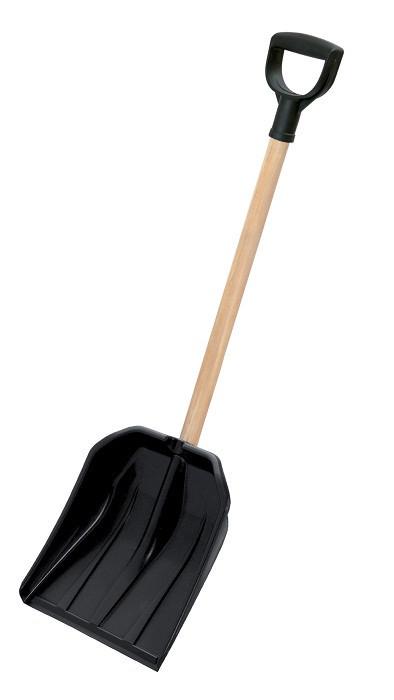 Лопата для снега Prosperplast Nanga Eco Car с деревянной ручкой 30x80 см (CNT00011758) - фото 2