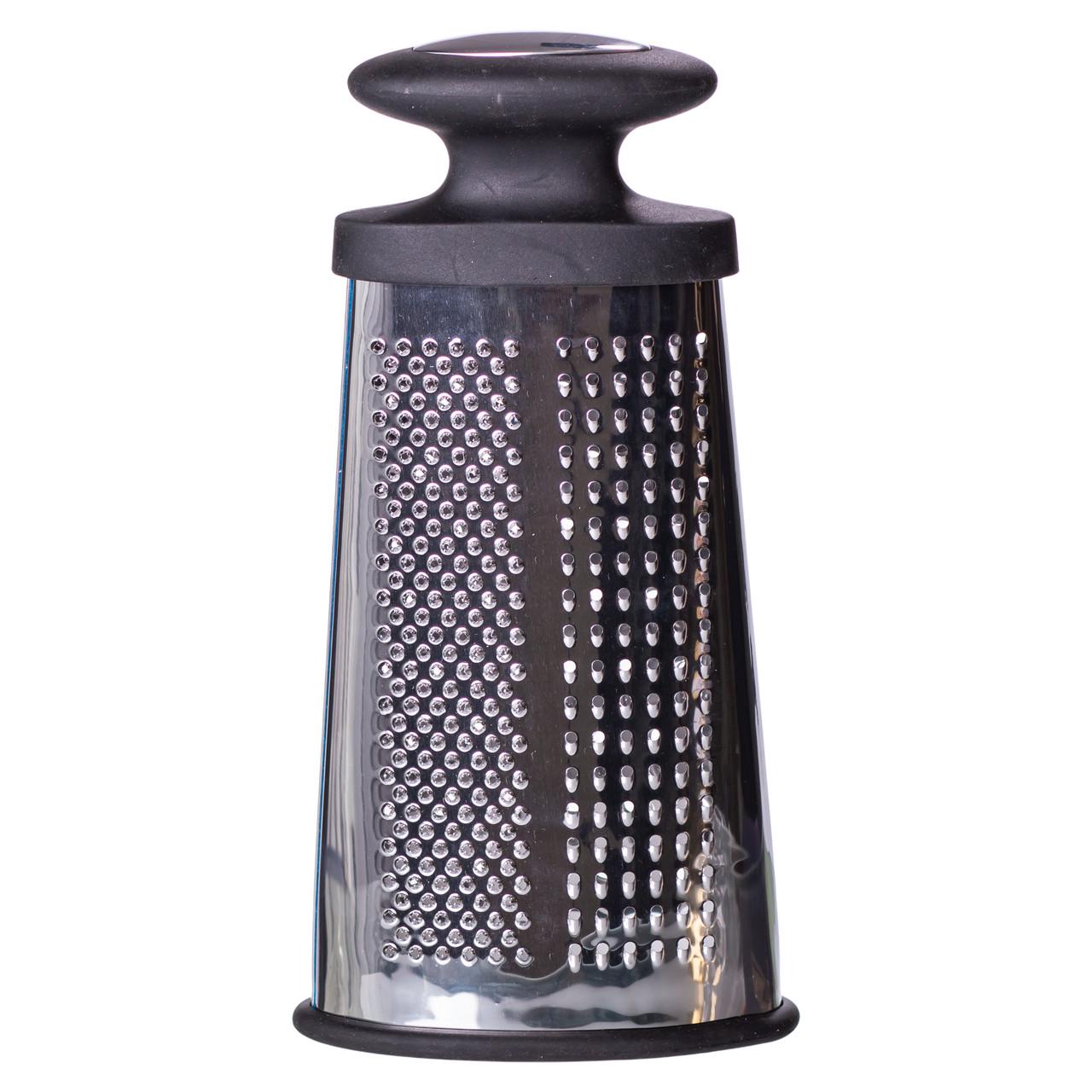 Тертка овальна для овочів та фруктів багатофункціональна з нержавіючої сталі 12x6x24 см (HP-8-15) - фото 2