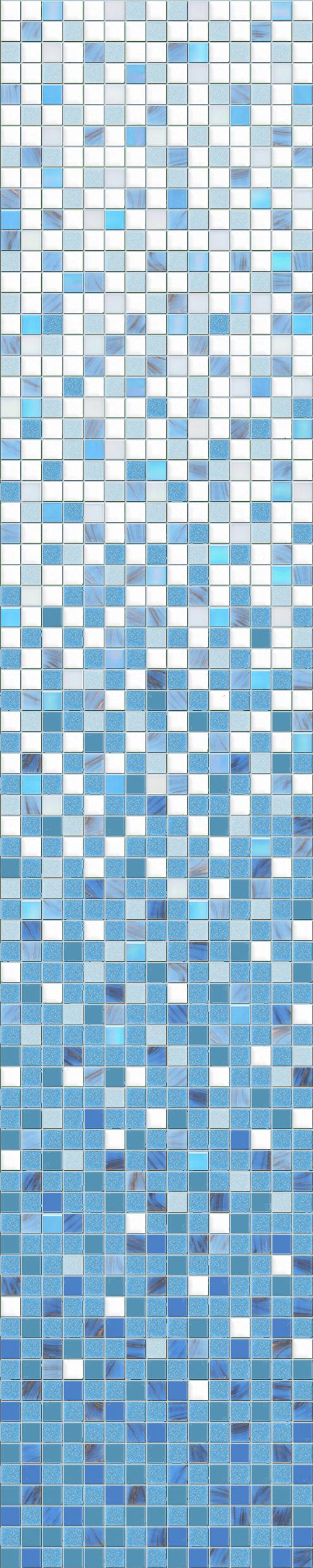 Скляна мозаїка плитка D-CORE розтяжка 1635х327 мм (RI-02)