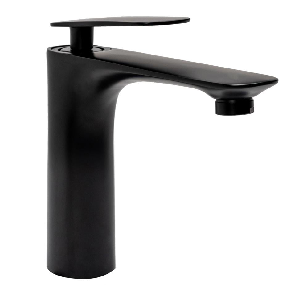 Смеситель для умывальника CUBO REA Astro REA-B8440 с джойстиком Черный (168985)