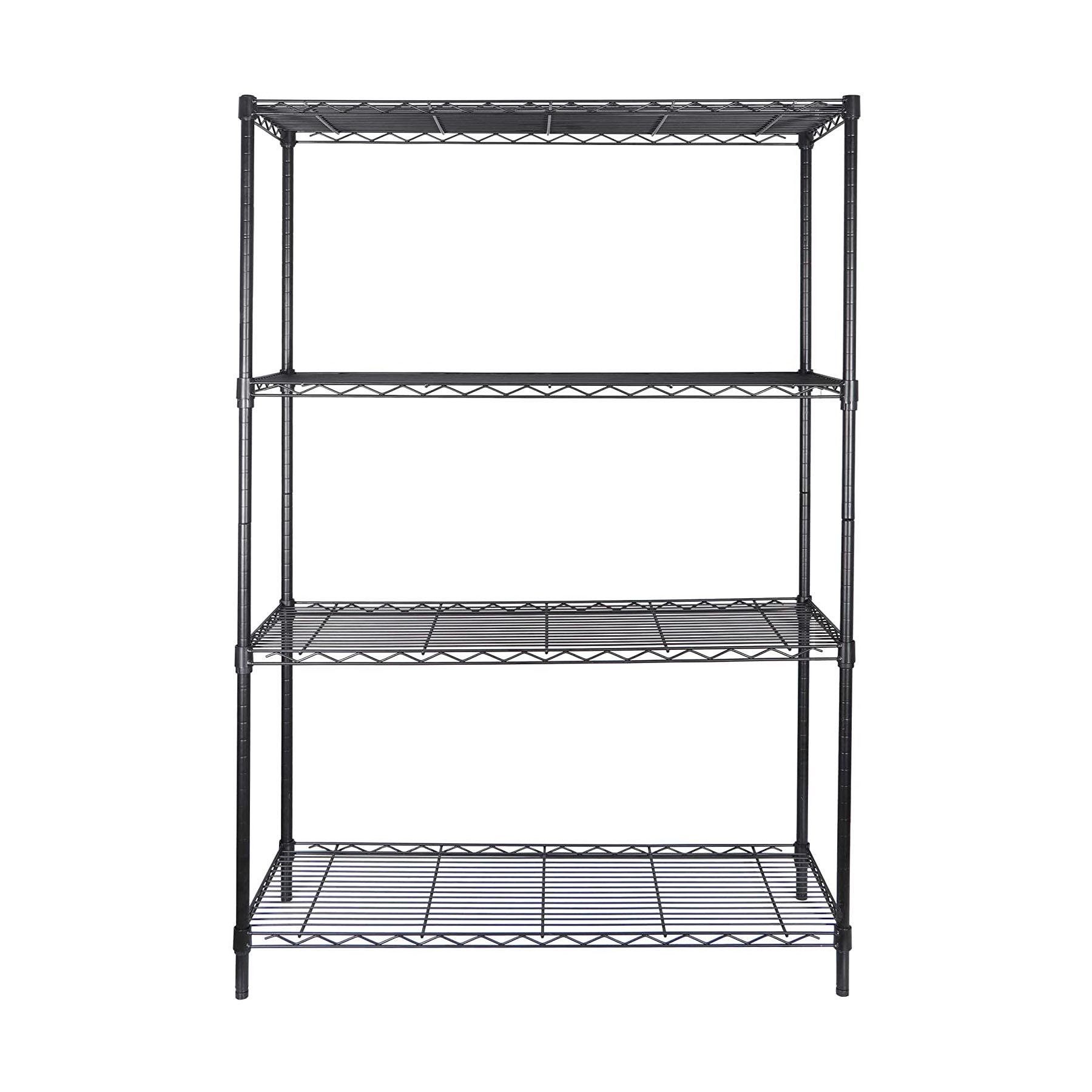 Стеллаж металлический 4 полки 90х35х137 см (3000000005)