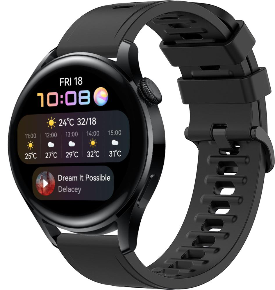 Ремешок Convex для Huawei Watch 3 22 мм Black (22562-2B)