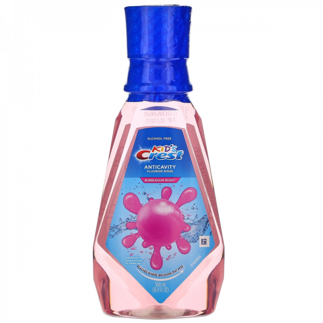 Ополаскиватель для полости рта Crest Kid's Bubblegum Rush Mouthwash 500 мл (14729140)