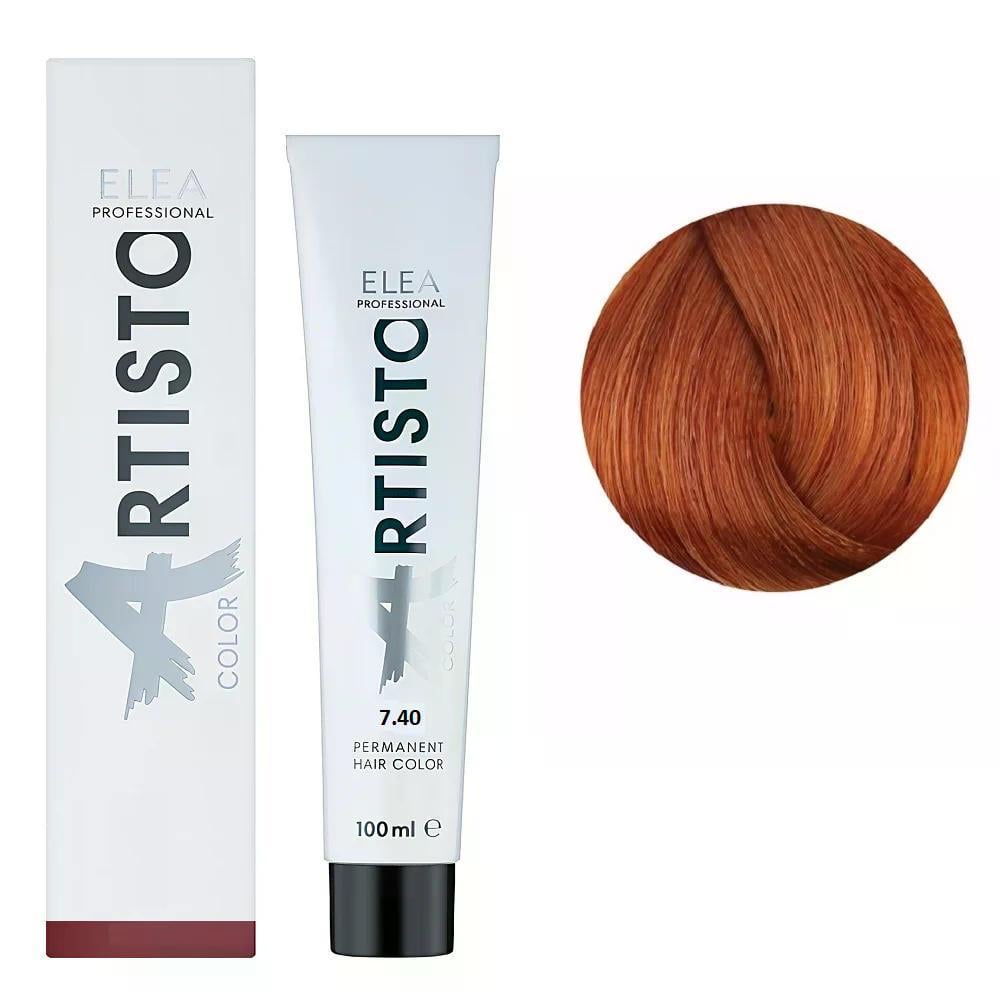 Крем-краска для волос Elea Professional Artisto Color 7.40 Русый медный экстра 100 мл
