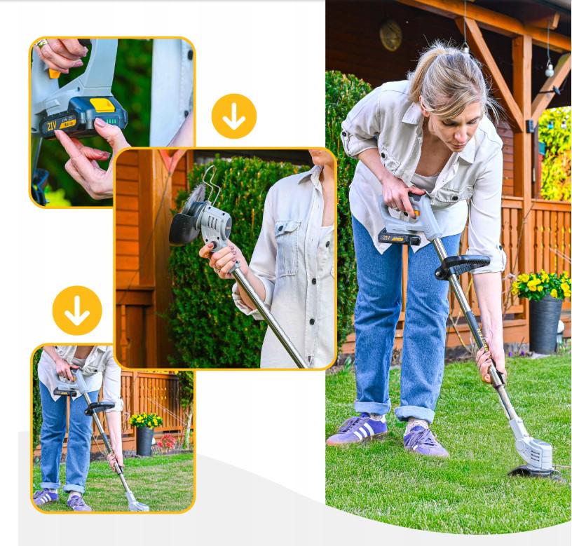 Триммер электрический с 2 аккумуляторами - фото 10 Триммер электрический с 2 аккумуляторами - фото 10