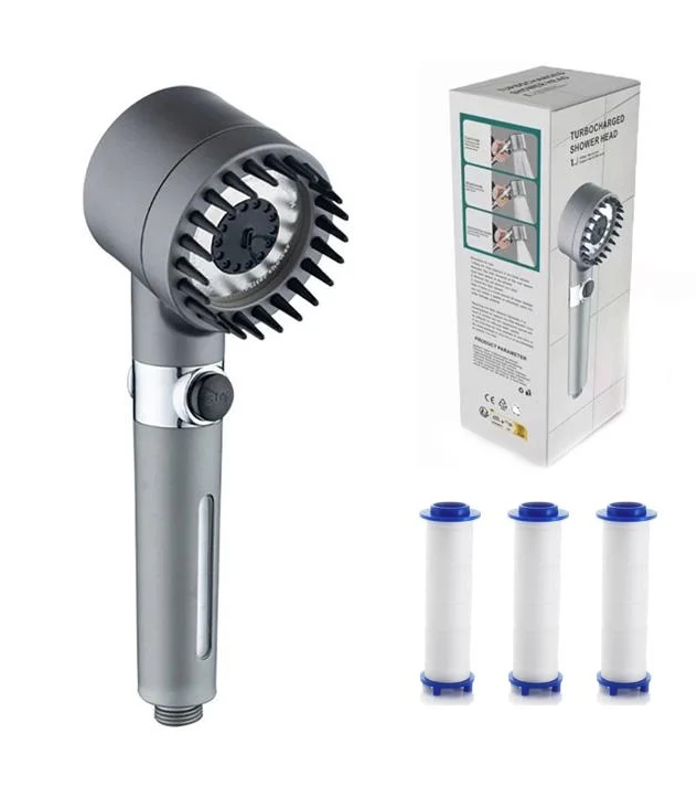 Лійка для душу масажна з фільтром 3 шт. (29094936)