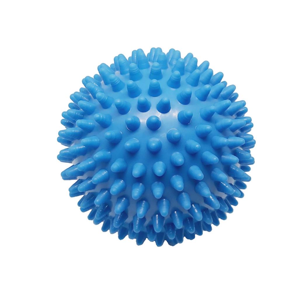 М'яч масажний для стоп та тіла Spiky Ball МФР шипований 9 см Блакитний