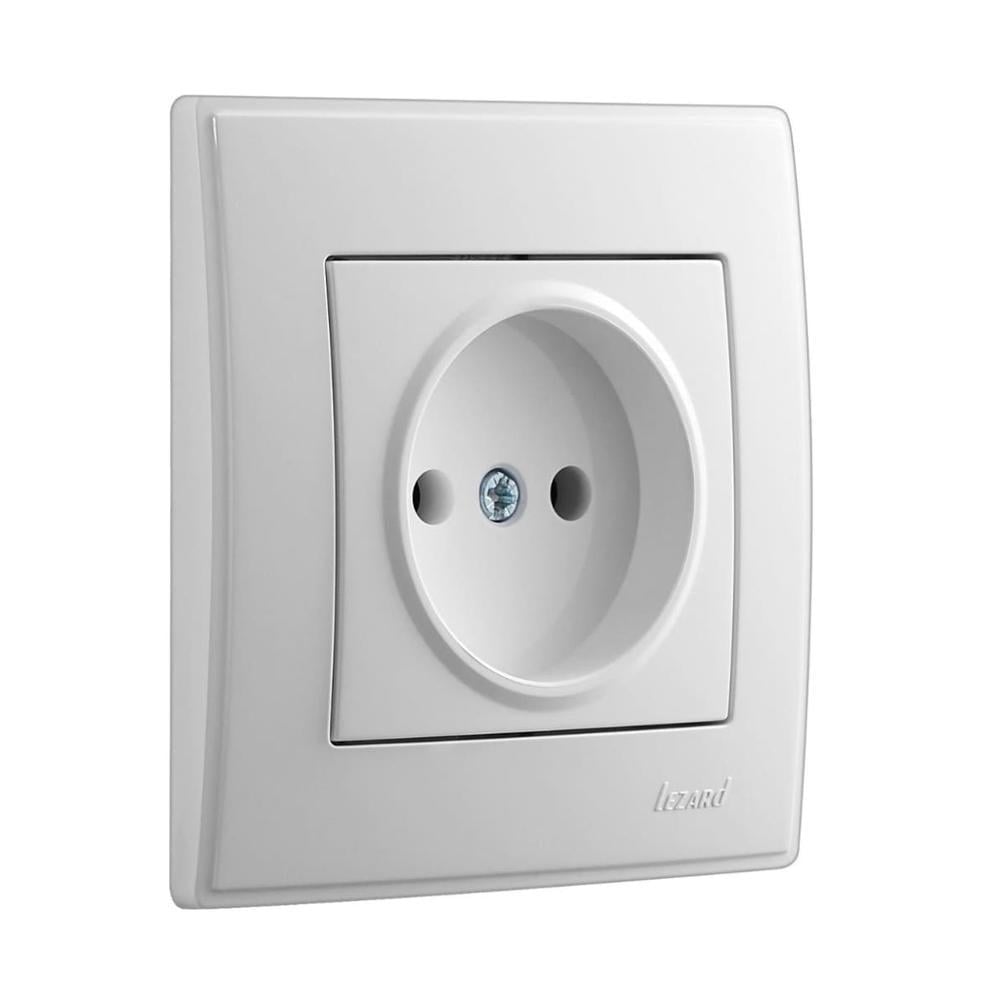 Розетка Lezard Lesya 1-я Белый