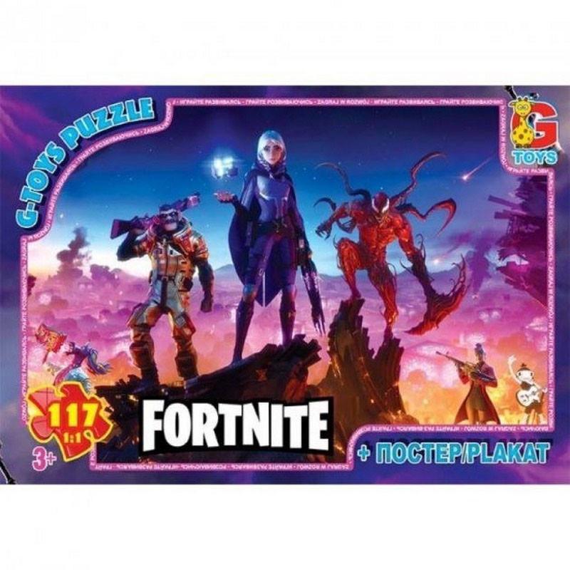 Пазлы детские картонные G-Toys Fortnite 117 эл. (IP-177-P-999)