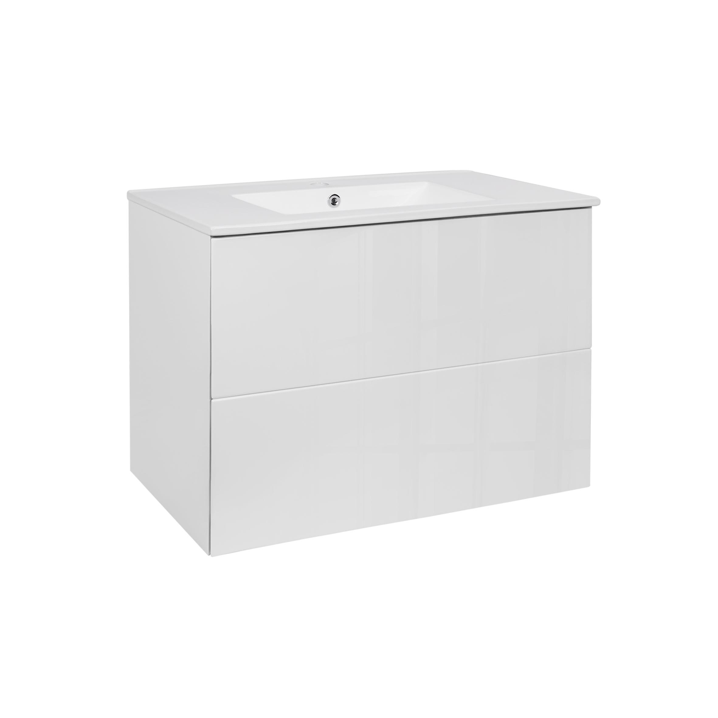Тумба с умывальником подвесная Q-tap Tern QT1772TPL8013080CW 81,5x48x46,5 см Белый (96933)