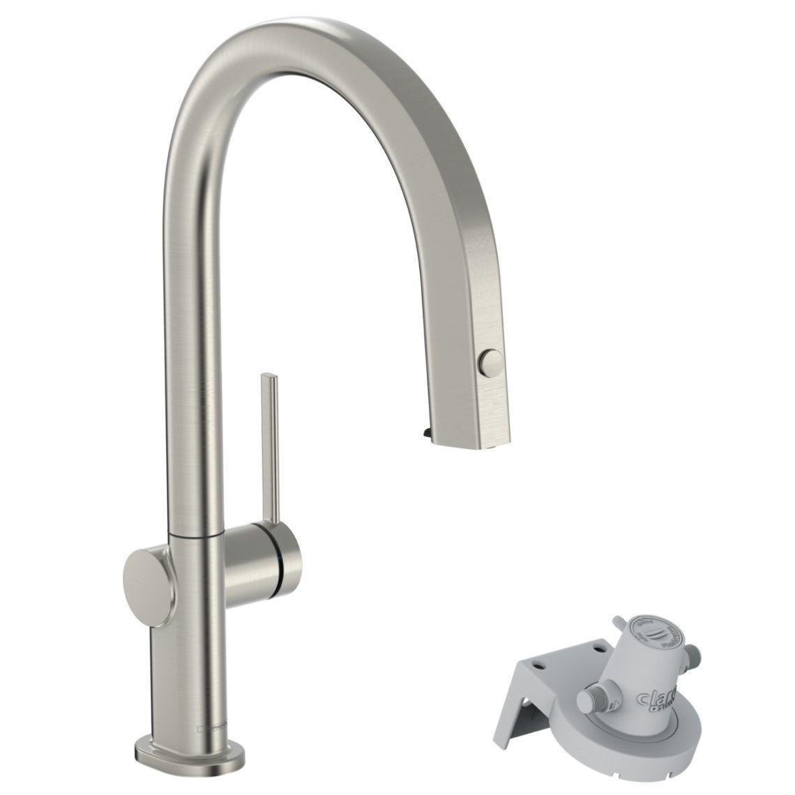 Змішувач кухонний Hansgrohe Aqittura M91 FilterSystem 210 pull-out Sbox Хром (76826800)