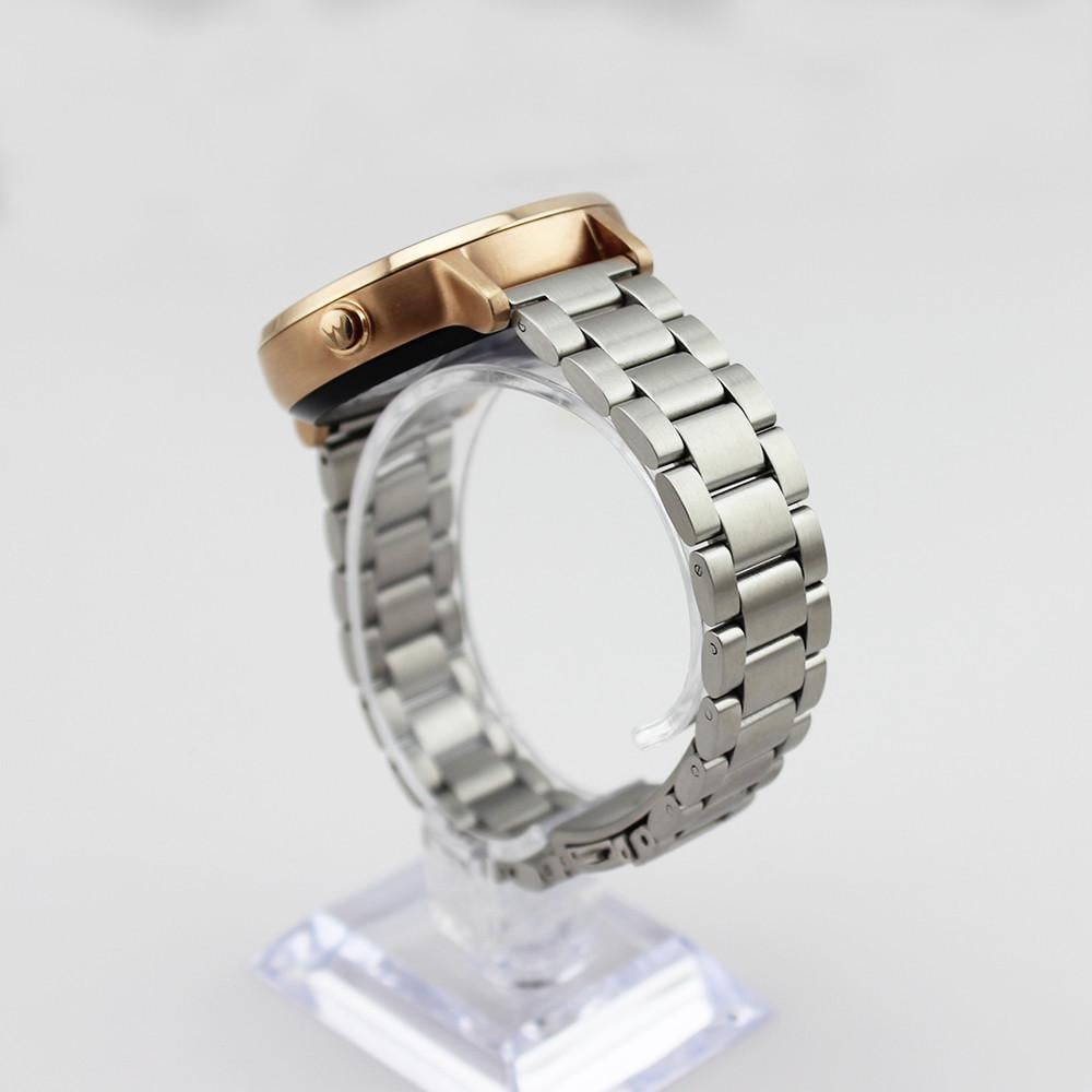 Металлический ремешок для часов Motorola Moto 360 2nd gen 42 мм Silver (715681461) - фото 4 Металлический ремешок для часов Motorola Moto 360 2nd gen 42 мм Silver (715681461) - фото 4