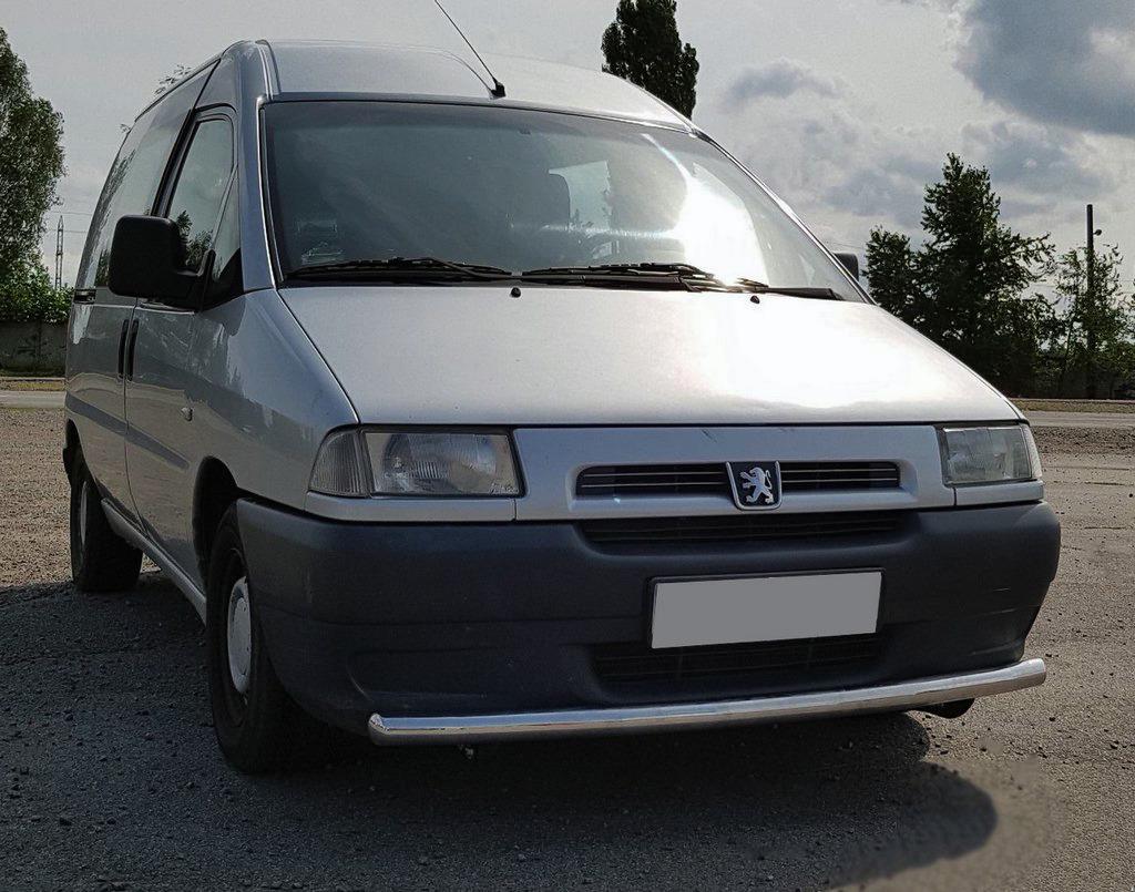 Передняя защита ST008 42 мм CAN для Fiat Scudo 1996–2007 гг. нержавеющая сталь Хром