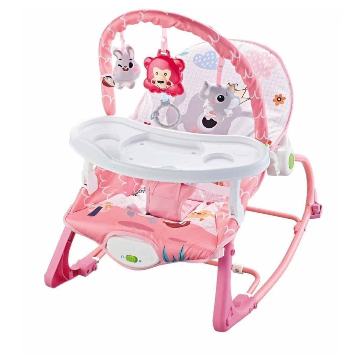 Детский шезлонг Hu-Baby убаюкивающий центр для новорожденных детей детское кресло и качели (69870 B)