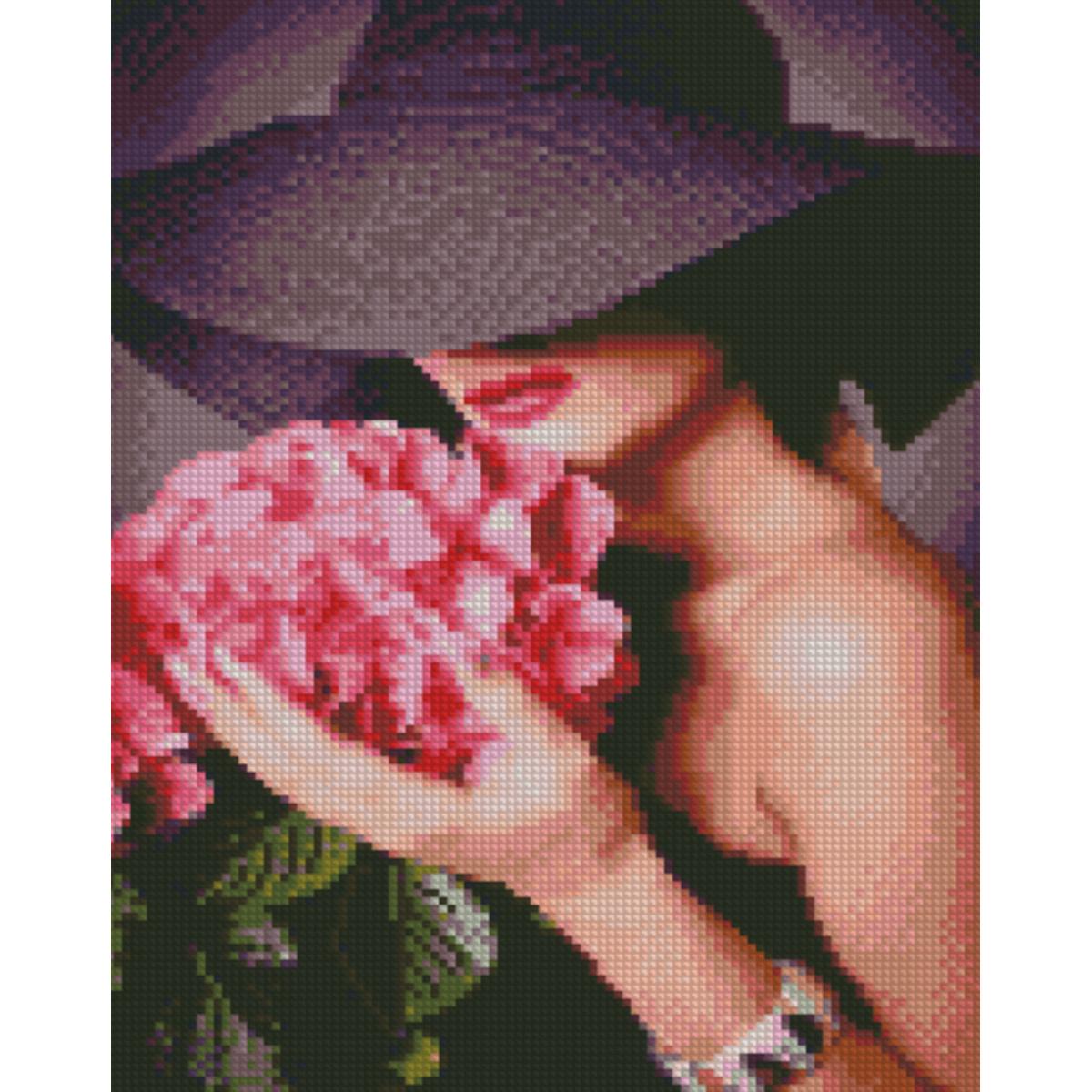 Алмазная мозаика Strateg Премиум Незнакомка 30x40 см (HX471)