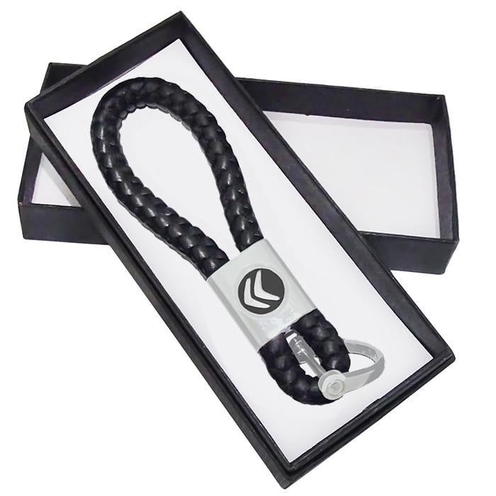 Брелок кожаный косичка Citroen с подарочной коробкой (131991)