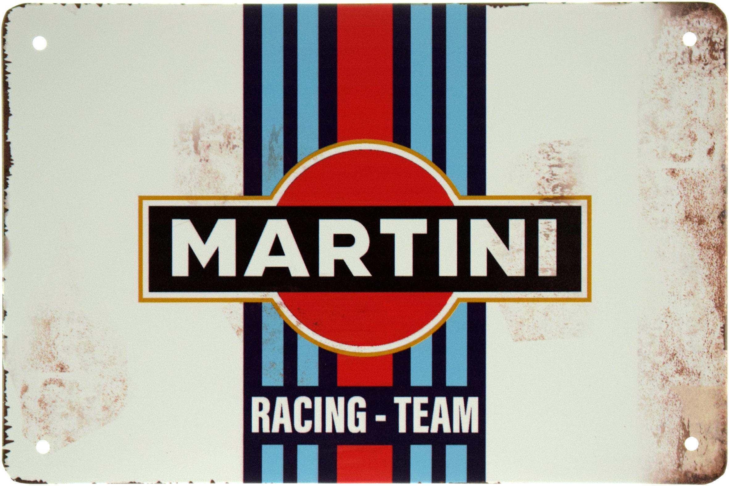 Табличка металева Мартіні/Martini Racing-Team 20x30 см