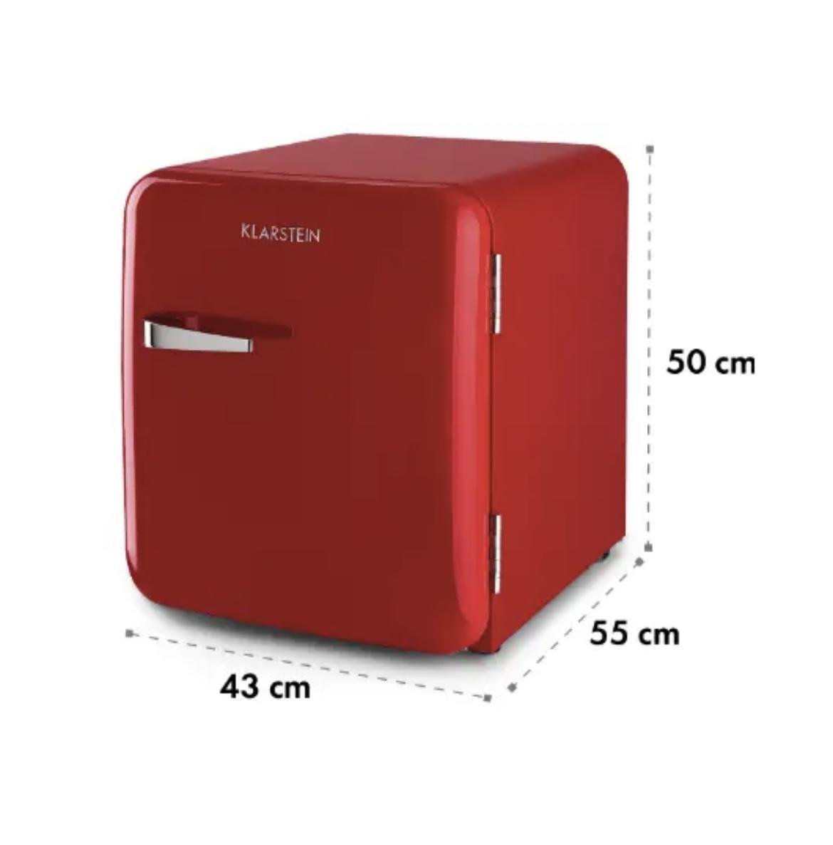 Міні-холодильник KLARSTEIN Audrey Mini з морозильною камерою LED-підсвіткою ретро-дизайном у американському стилі 37 л/5 л (10046054) - фото 4 Міні-холодильник KLARSTEIN Audrey Mini з морозильною камерою LED-підсвіткою ретро-дизайном у американському стилі 37 л/5 л (10046054) - фото 4
