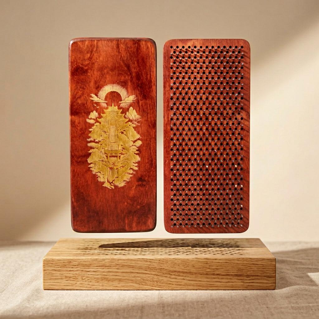 Доска Садху Krok Храм оцинкованные гвозди 10 мм Вишня (TY-019-1)