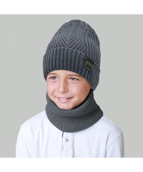 Шапка дитяча Elf Джош р. 48 Сірий (OK001918)