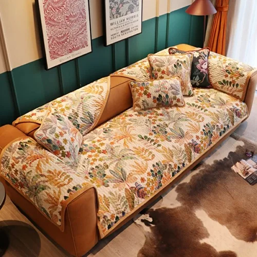 Накидка на диван и другую мебель C00463-2 90х120 см двухместная - фото 2 Накидка на диван и другую мебель C00463-2 90х120 см двухместная - фото 2