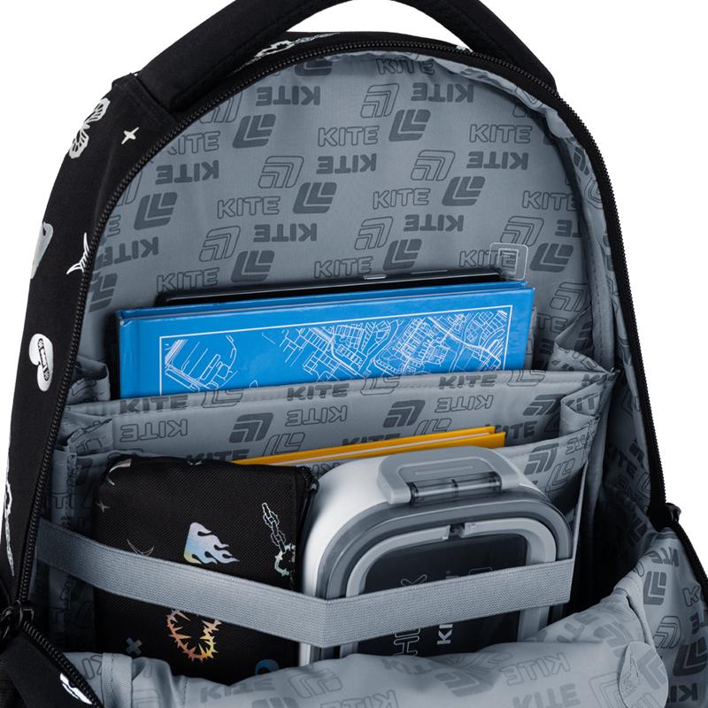 Школьный рюкзак KITE Education teens K25-905M-2 с ортопедической спинкой (995357) - фото 8 Школьный рюкзак KITE Education teens K25-905M-2 с ортопедической спинкой (995357) - фото 8