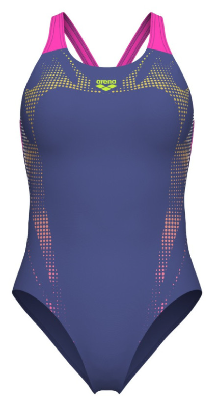 Купальник женский Arena SPIDER WEB SWIMSUIT V BACK 007988-890 р. 38 (3468337495970)