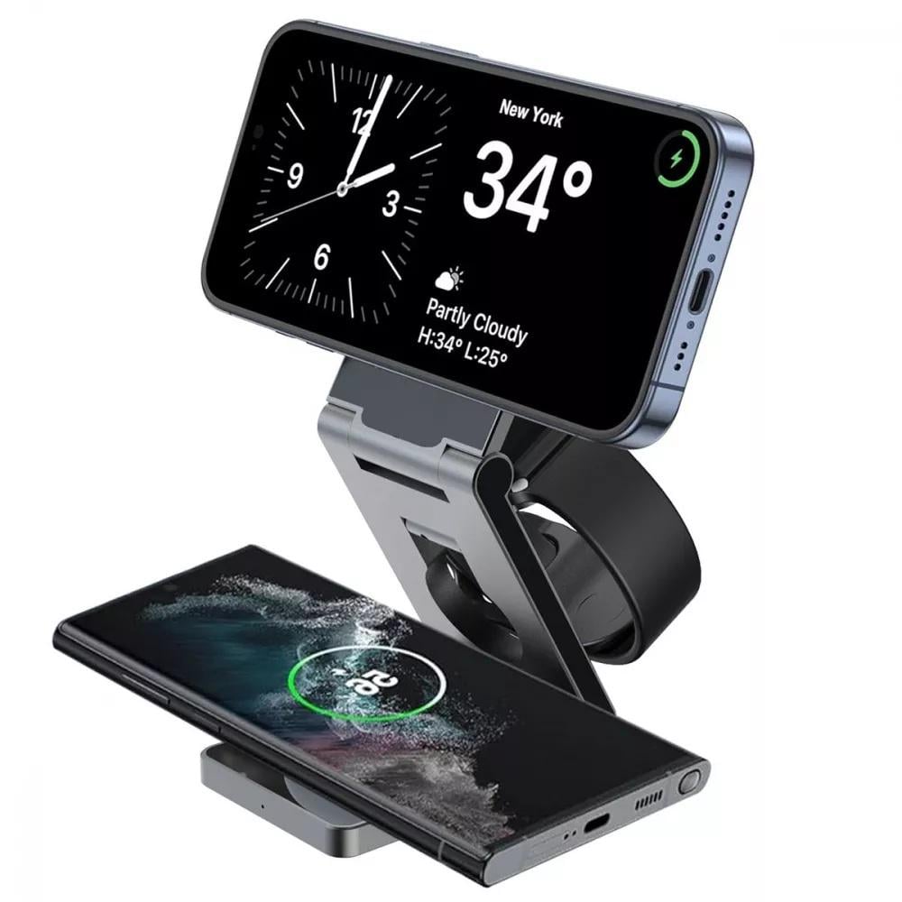 Зарядна станція бездротова Proove WSTV15000003 Titan Volt 3в1 для смартфонів/навушників/смарт-годин (621179) - фото 4 Зарядна станція бездротова Proove WSTV15000003 Titan Volt 3в1 для смартфонів/навушників/смарт-годин (621179) - фото 4