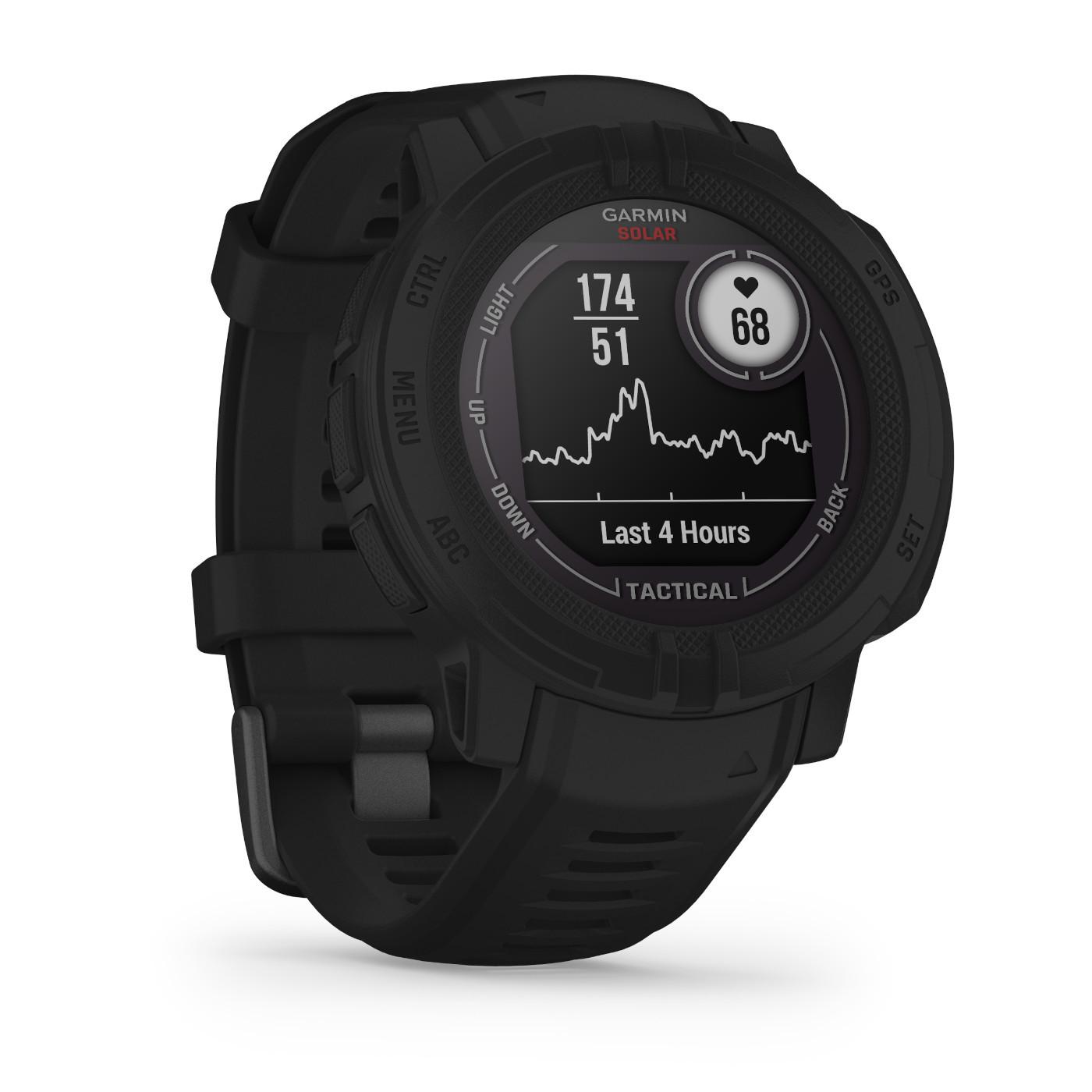 Смарт-годинник Garmin Instinct 2 Solar Tactical Edition Black (010-02627-03/13) - фото 2