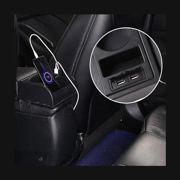 Подлокотник универсальный для авто Черный/Красный (KA00864-1) - фото 7