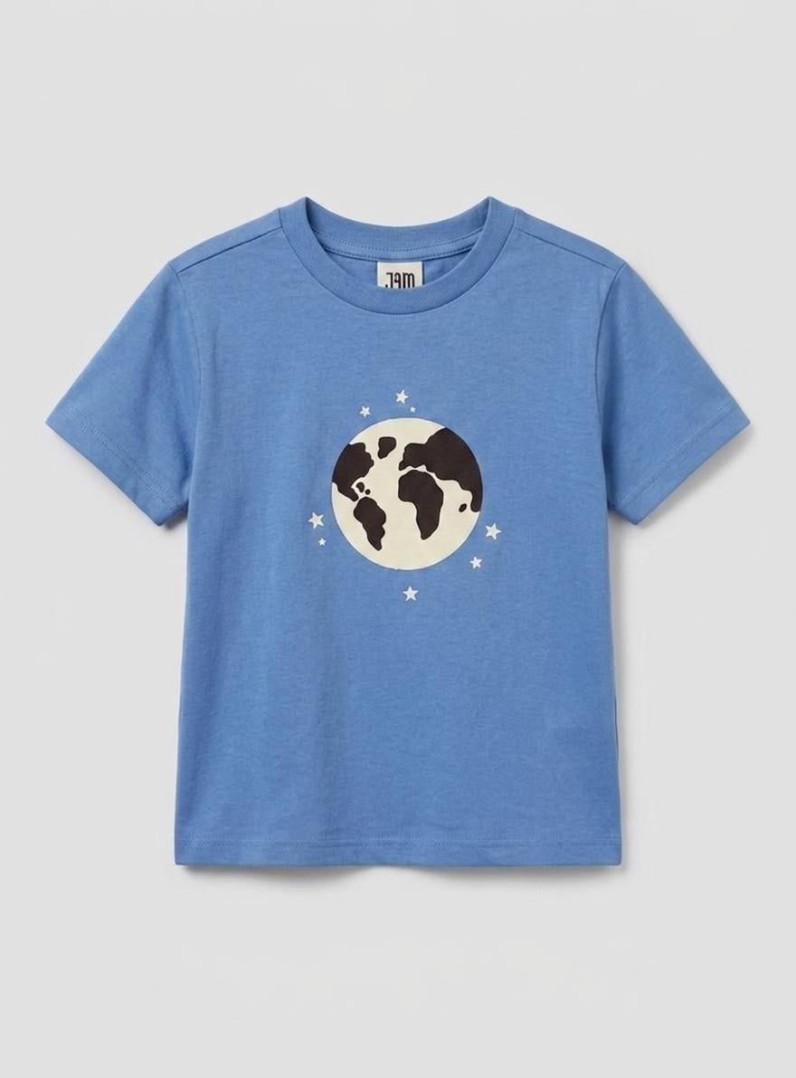 Футболка дитяча для дівчинки Green Cotton 92 см Синій (25111247) Футболка дитяча для дівчинки Green Cotton 92 см Синій (25111247)