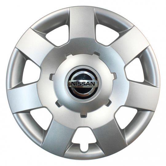 Автомобильные колпаки SKS 219 R14 с логотипом Nissan 4 шт. Серебристый
