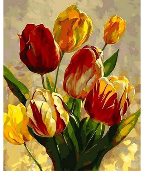 Картина по номерам Mariposa "Тюльпаны" 40x50 см (MR-Q2182)