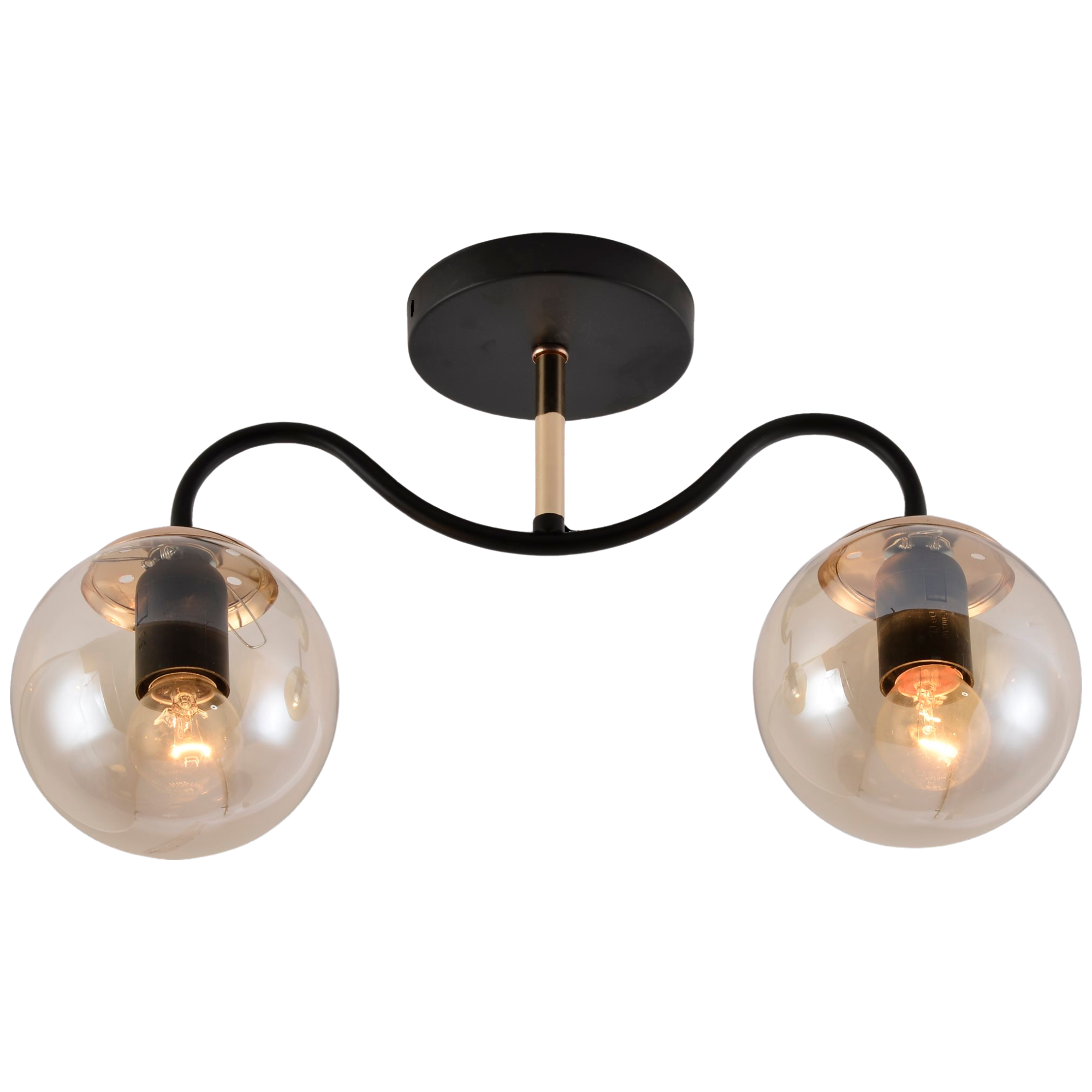 Люстра потолочная Valeso V XA1540B/2 BK+FGD (000041232)