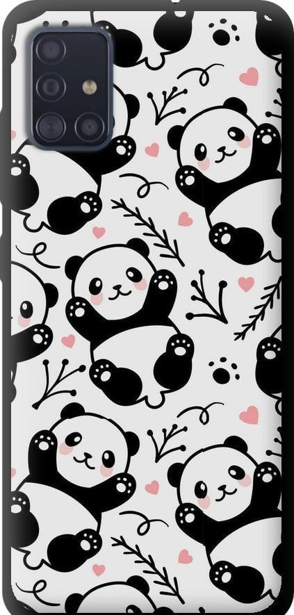 Чехол на Samsung Galaxy A51 2020 A515F Панды (4318b-1827-42517)