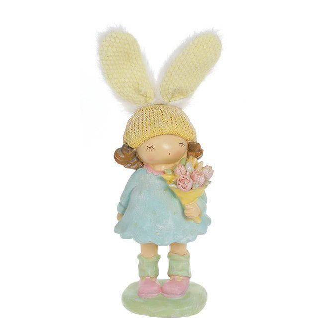 Фигурка декоративная Flora Девочка с цветами 23 см (42067)