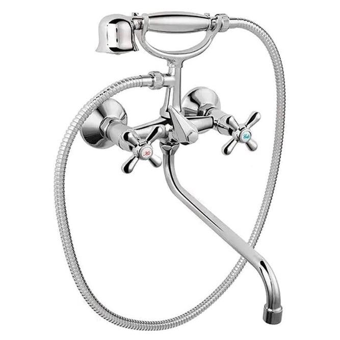 Змішувач для ванної Ferro Retro XR11AG двовентильний Хром (175068)