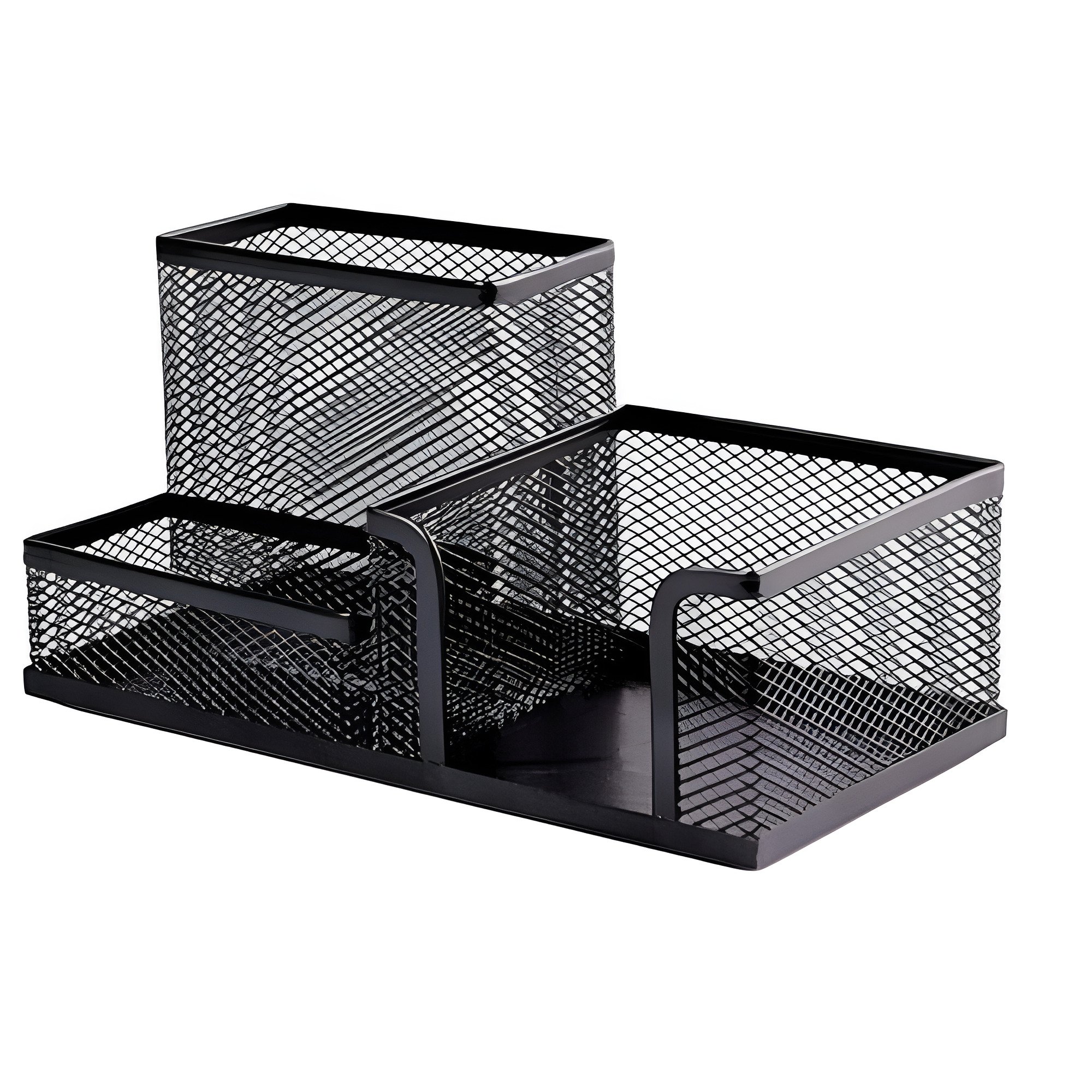 Подставка для канцелярских принадлежностей Stenson R97991 металлическая 20х10х10 см Черный (c62d3070)