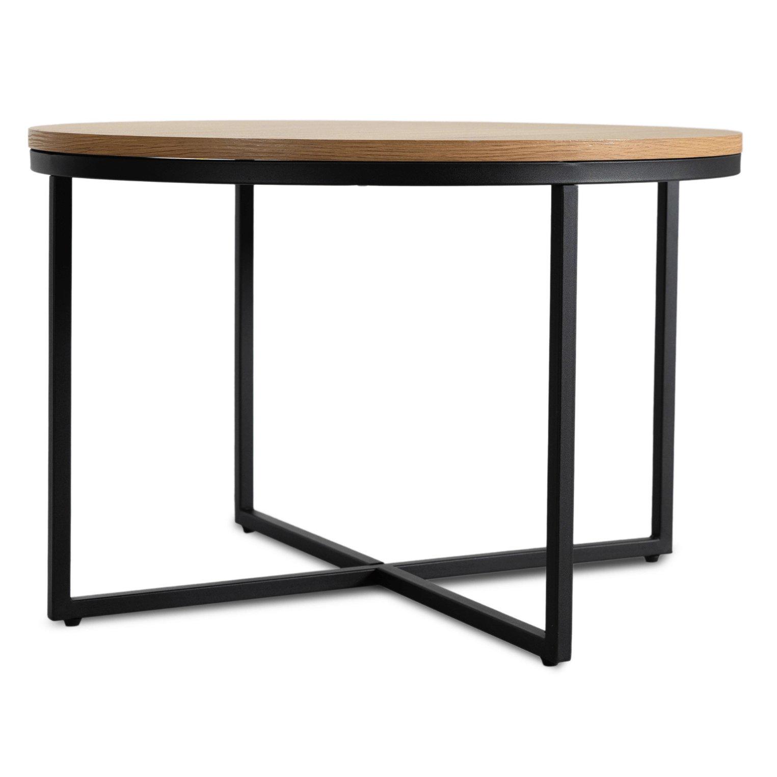 Журнальний стіл Mebel Elite HANTEL Дуб золотий (ME.HANTEL/DZ/CZ/L) - фото 3 Журнальний стіл Mebel Elite HANTEL Дуб золотий (ME.HANTEL/DZ/CZ/L) - фото 3