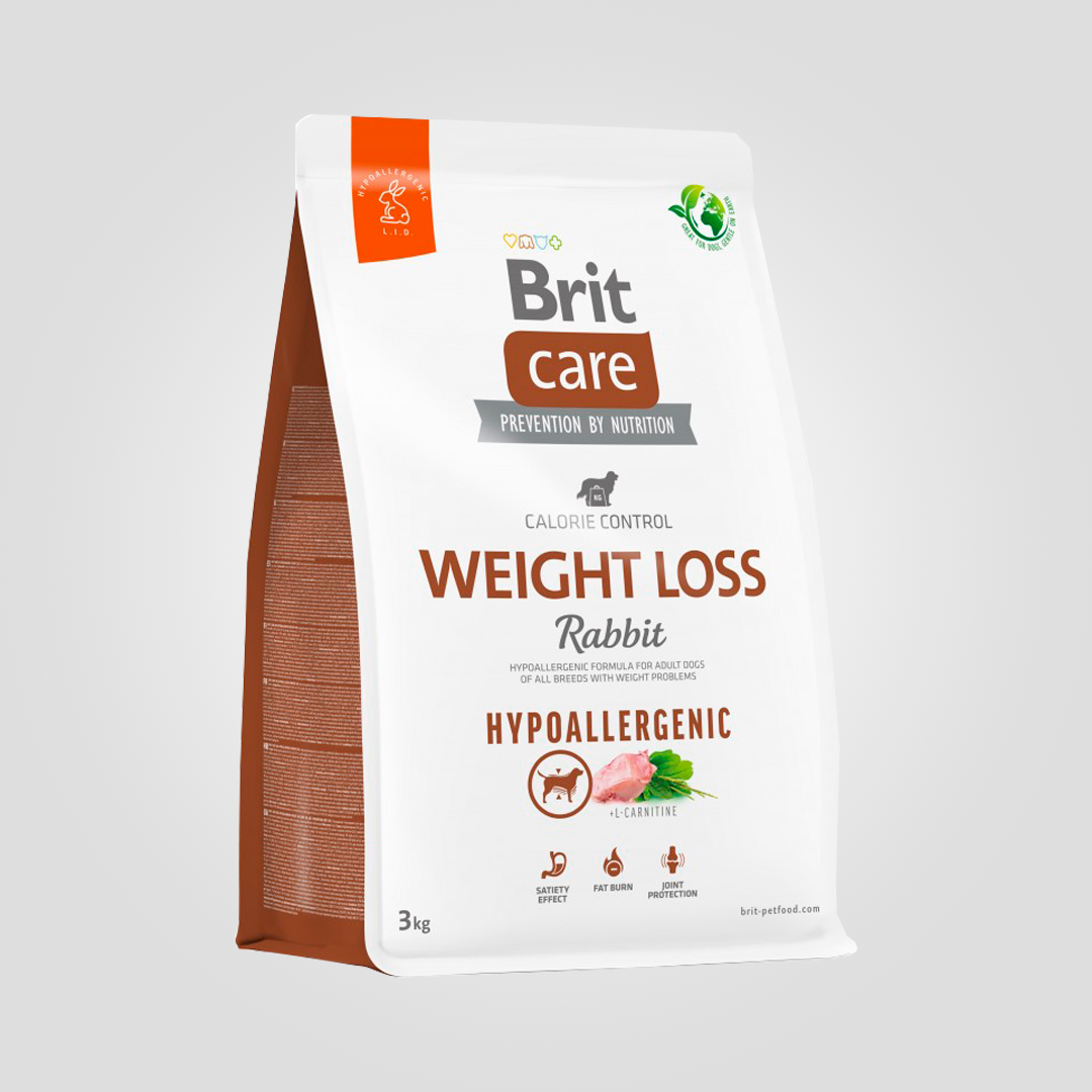 Корм сухий Brit Care Dog Hypoallergenic Weight Loss для собак із зайвою вагою гіпоалергенний з кроликом 3 кг (20504332) Корм сухий Brit Care Dog Hypoallergenic Weight Loss для собак із зайвою вагою гіпоалергенний з кроликом 3 кг (20504332)