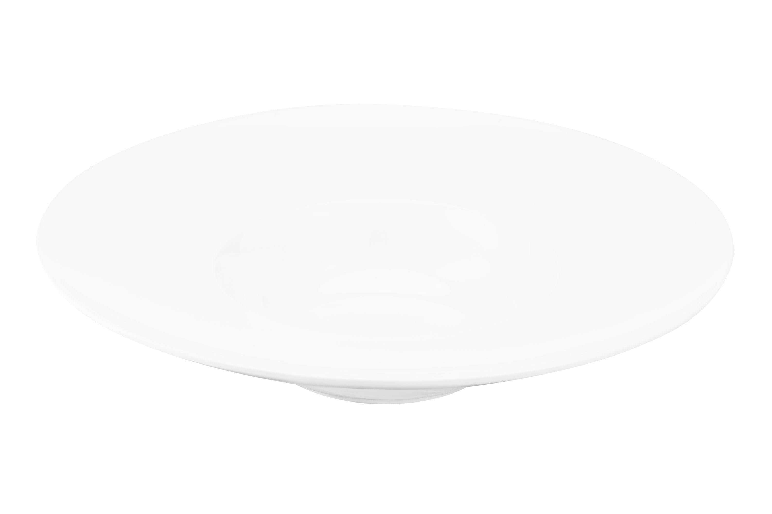 Тарелка десертная Ardesto серии Imola из фарфора глубокая 30 см Белый (AR3513I)