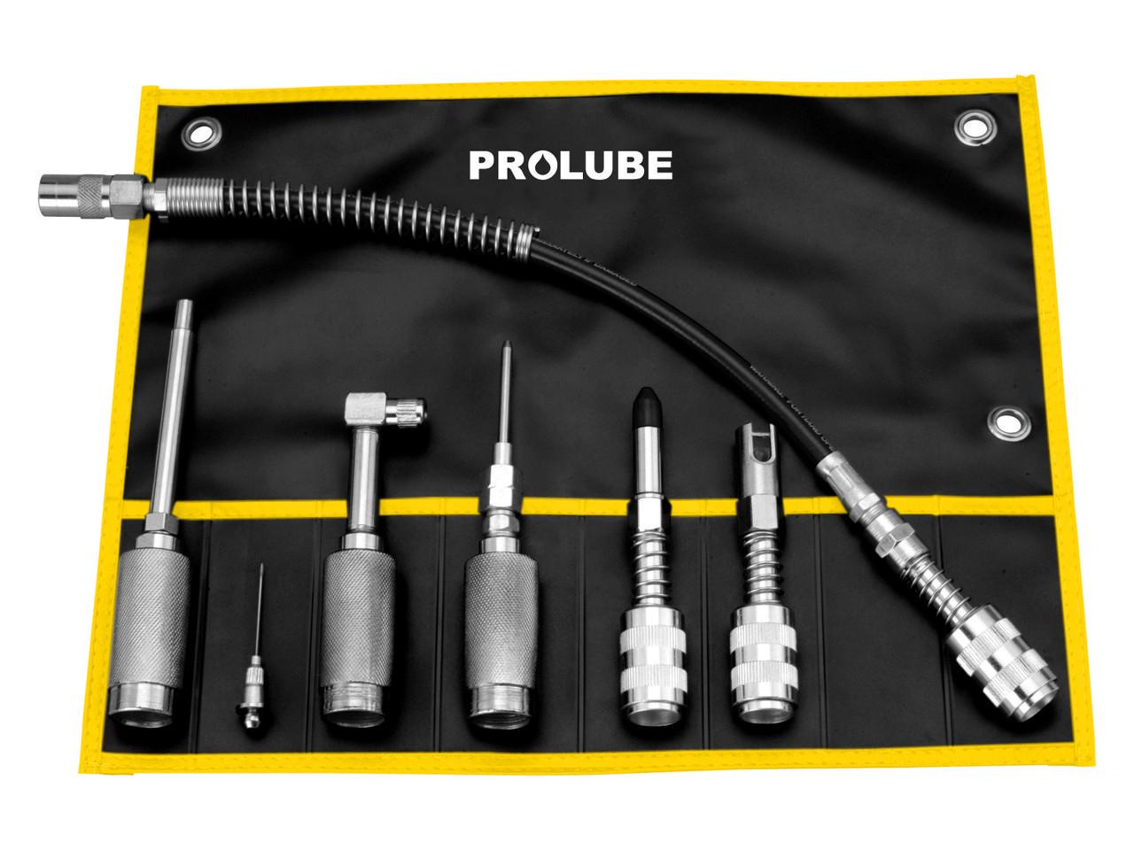 Набор сменных адаптеров для смазочного шприца Prolube 7 шт. (449-50)