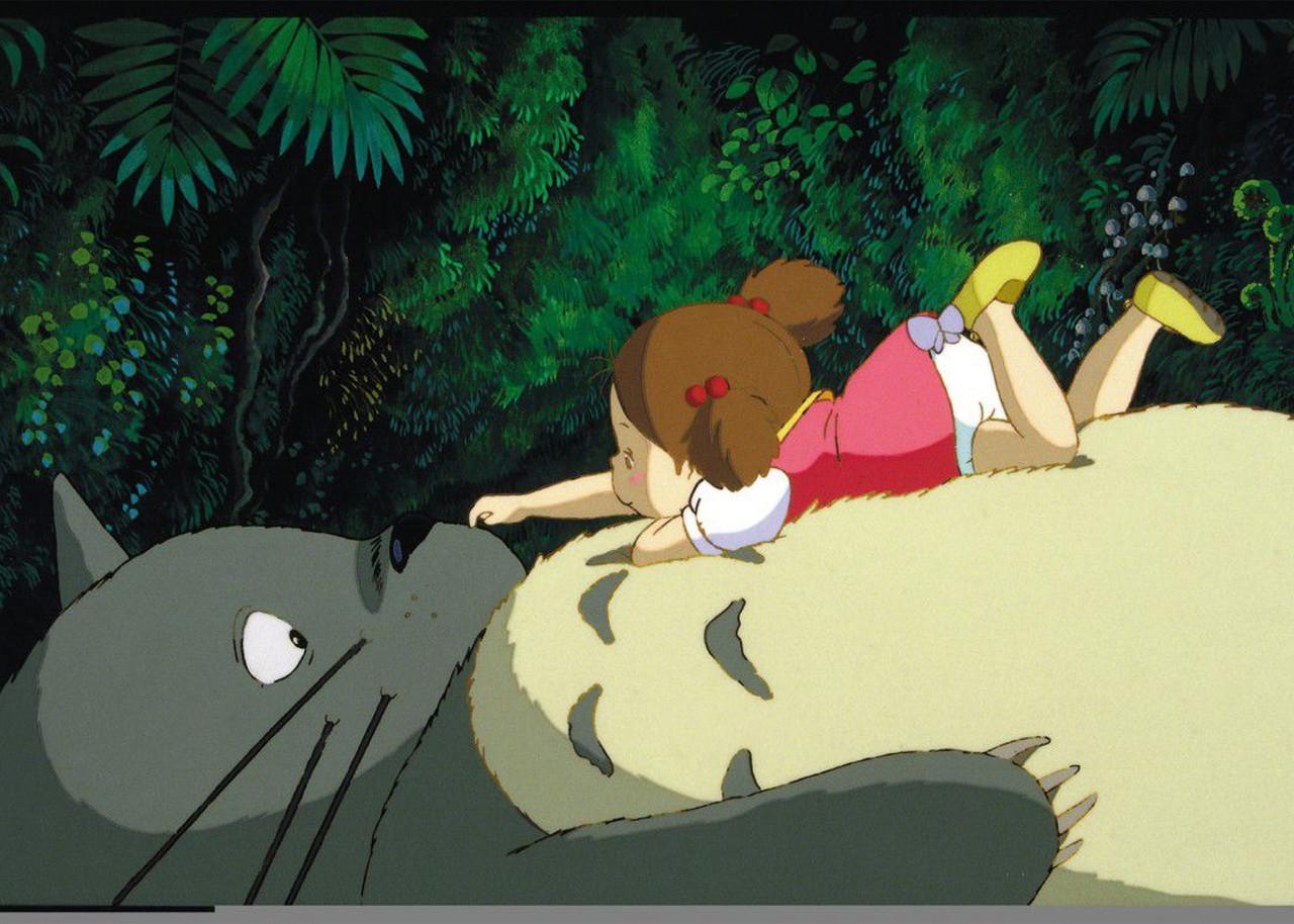 Картина постер Gee! My Neighbor Totoro Мой сосед Тоторо маленькая мэй 60x40 см NT 09.032