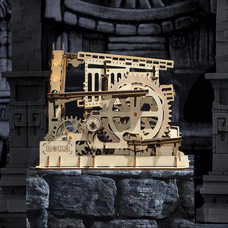 Деревянный 3D конструктор Robotime LG502 Marble Squad - фото 6 Деревянный 3D конструктор Robotime LG502 Marble Squad - фото 6